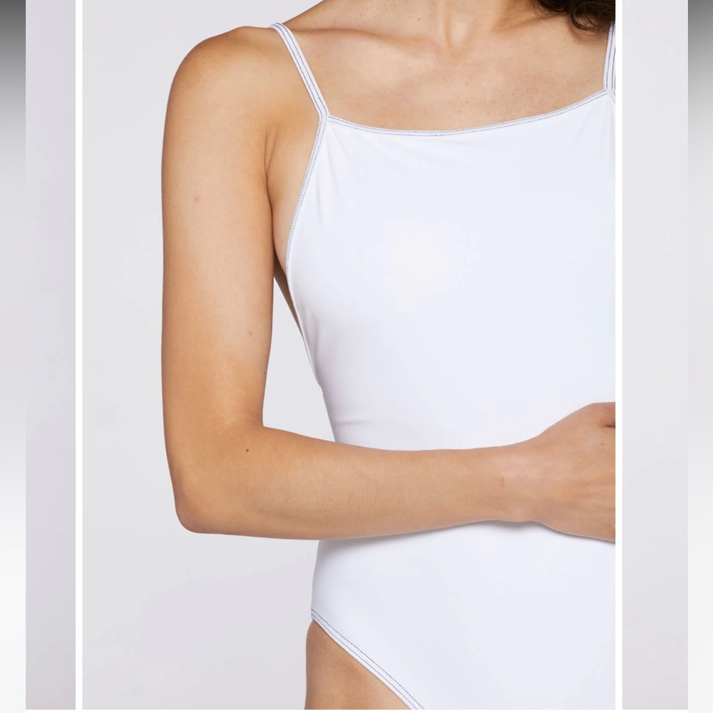 The Ones Who Margot One-Piece Swimsuit in Tan size Small